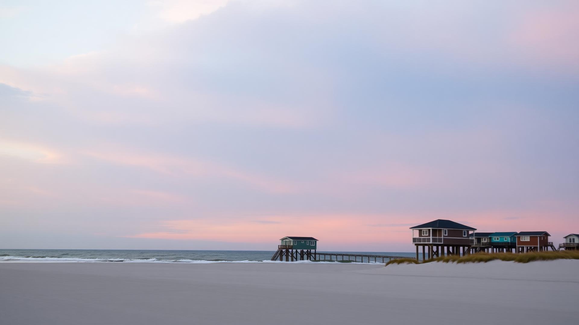 Galveston coast